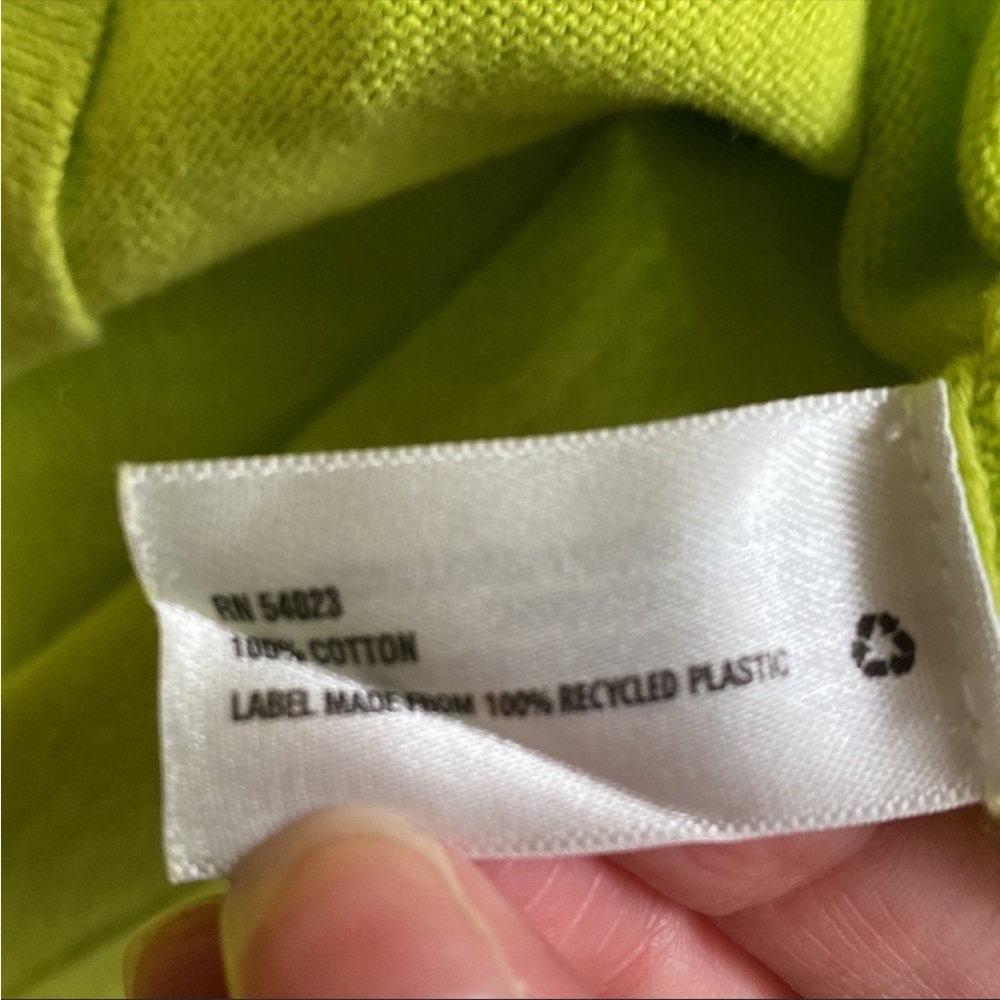 GAP Neon V Neck Boyfriend Slouchy Summer Sweater - Picture 9 of 9